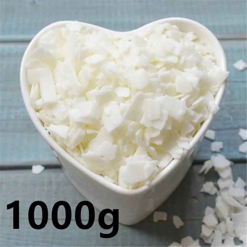 1KG Natural Soy Wax Flakes – 100% Pure, Additive-Free Candle Making Supplies, Smokeless DIY Scented Candle Raw Material