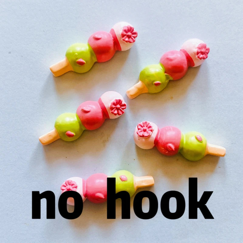 Cat Bread Flower Resin Charms – 10PCS DIY Pendants for Jewelry & Crafts