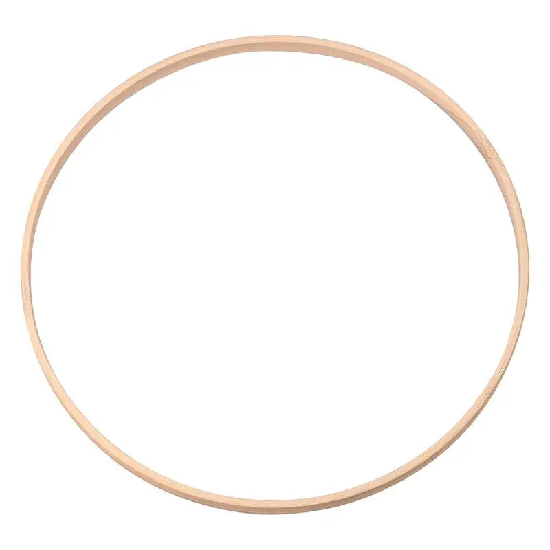 Wooden Bamboo Floral Hoop Ring – DIY Wreath & Dream Catcher Frame