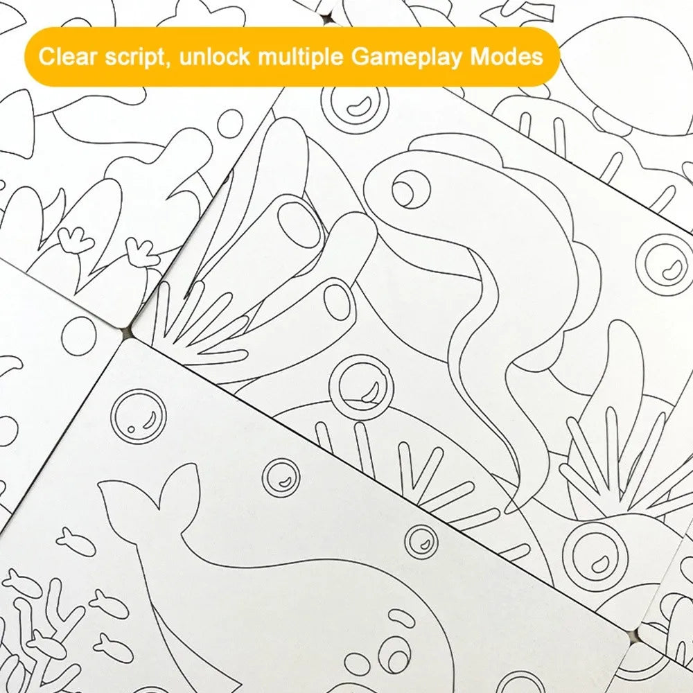 DIY Sand Art Drawing Set for Kids – Educational Coloring Toy