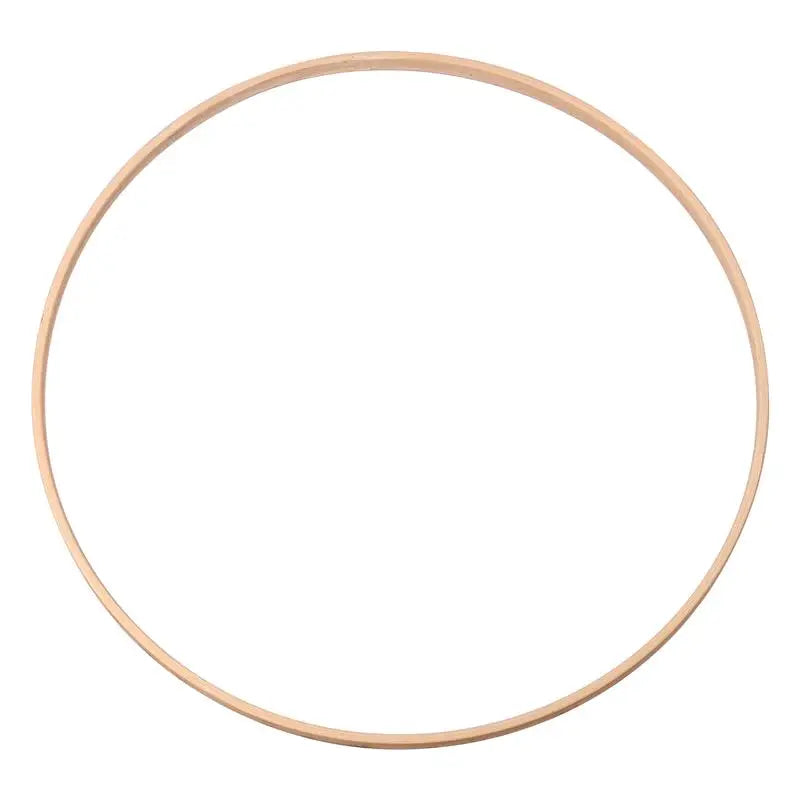 Wooden Bamboo Circle Hoop – Macrame & Floral DIY Ring for Wreaths & Dream Catchers