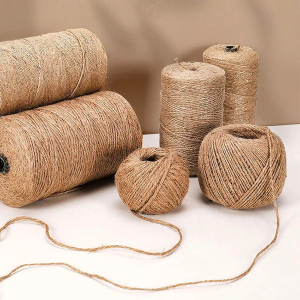 Natural Jute Twine Rope – Vintage Craft Cord