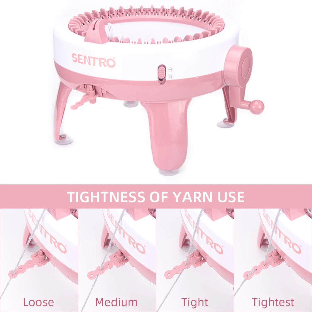 Sentro 40-Needle Knitting Machine – DIY Hand Knitting Kit