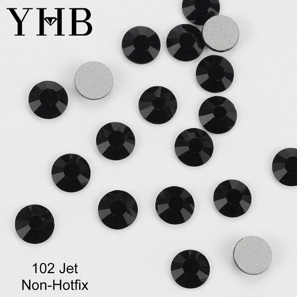 YHB Cold-Fix Crystal Rhinestones – 101–133 PCS for DIY Crafts