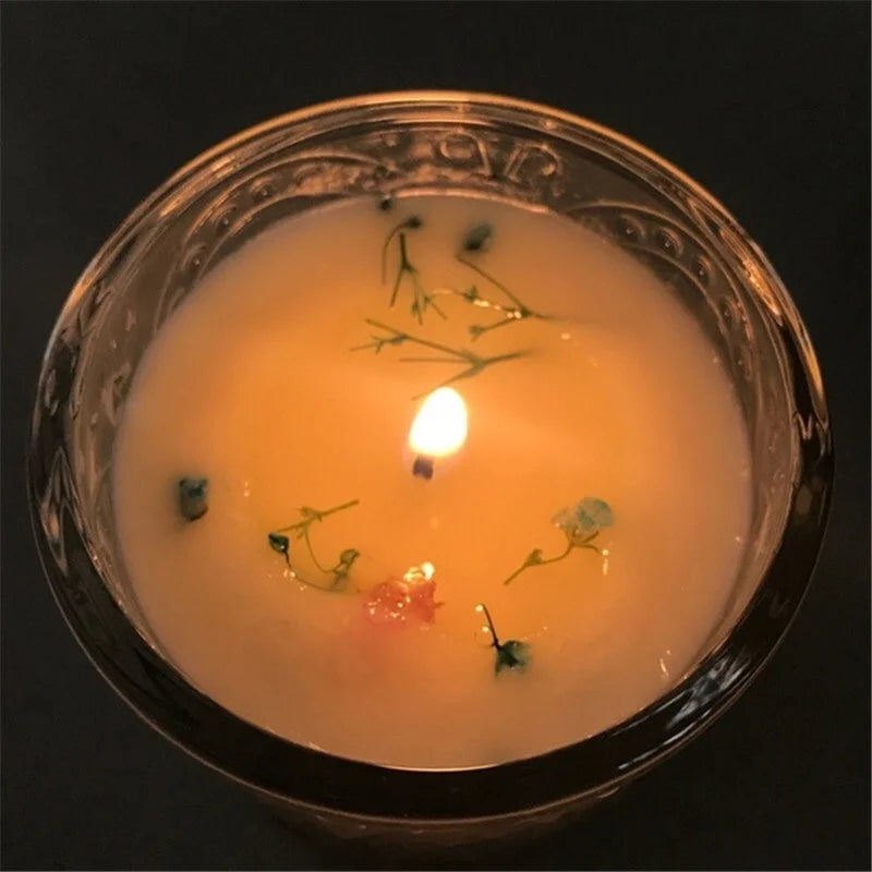 1KG Natural Soy Wax Flakes – 100% Pure, Additive-Free Candle Making Supplies, Smokeless DIY Scented Candle Raw Material