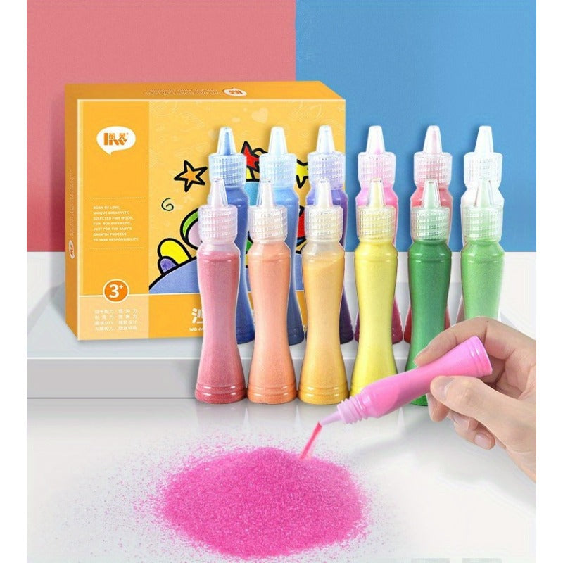 Children’s Sand Painting DIY Craft Kit – Colorful Creative Art Set