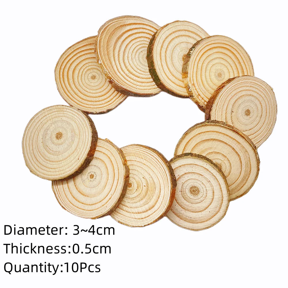 Natural Pine Wood Slices – DIY Craft & Wedding Decor