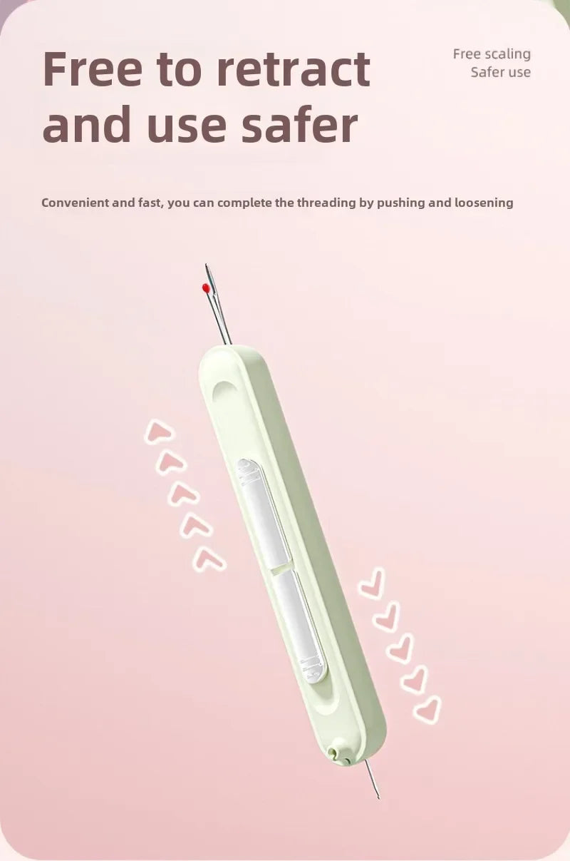 2 In 1 Needle Threader and Seam Ripper Tool