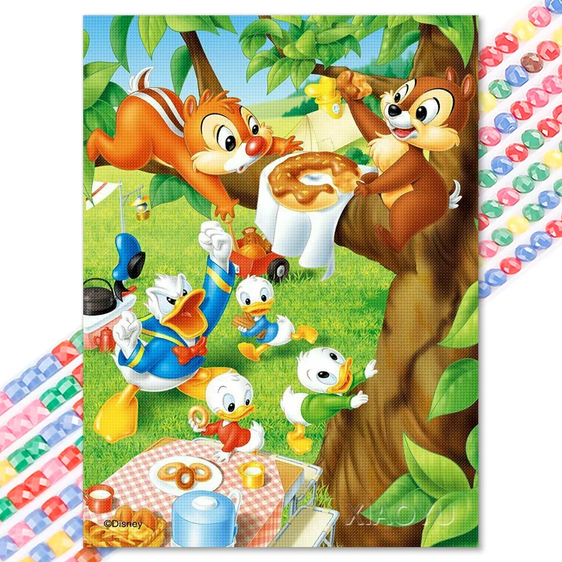 Snow White Diamond Painting Kit – DIY Rhinestone Embroidery Art