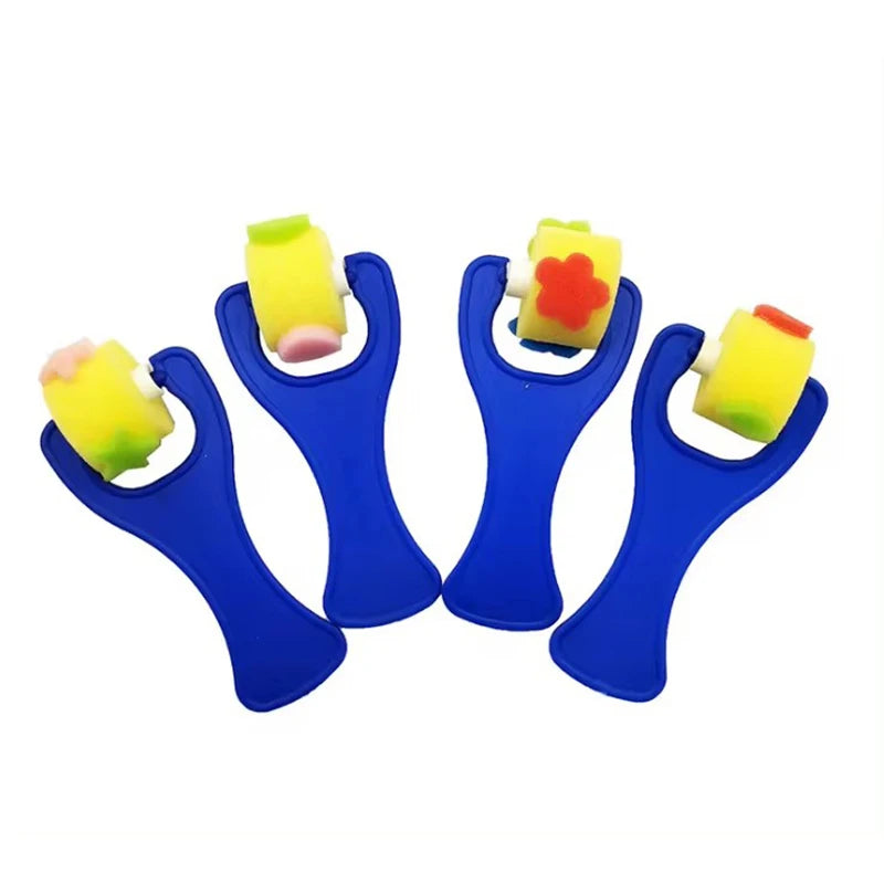 Painting Sponge Brush Set – Kids’ Art Tools for DIY Crafts & Drawing