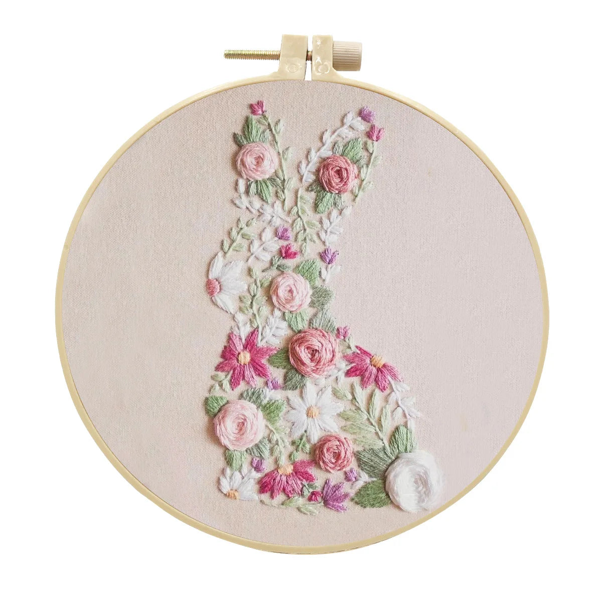 Easter Bunny Embroidery Beginner Kit