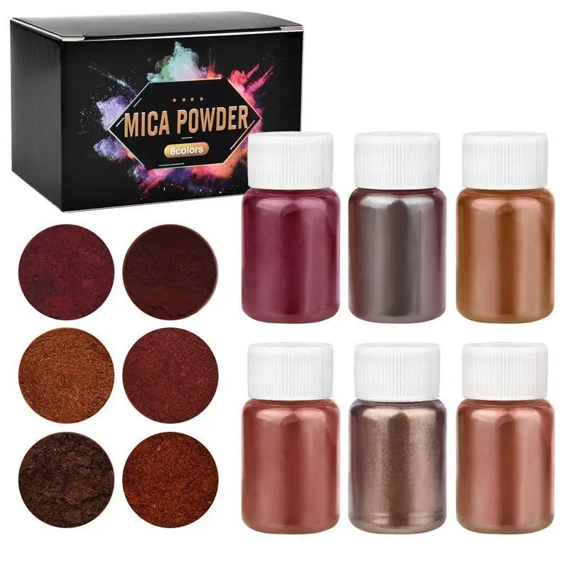 Pearlescent Mica Pigments – Resin Dye Powder Set