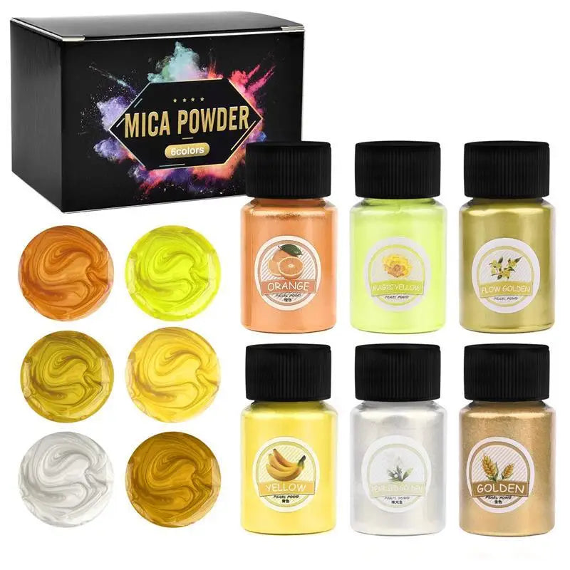 Pearlescent Mica Pigments – Resin Dye Powder Set