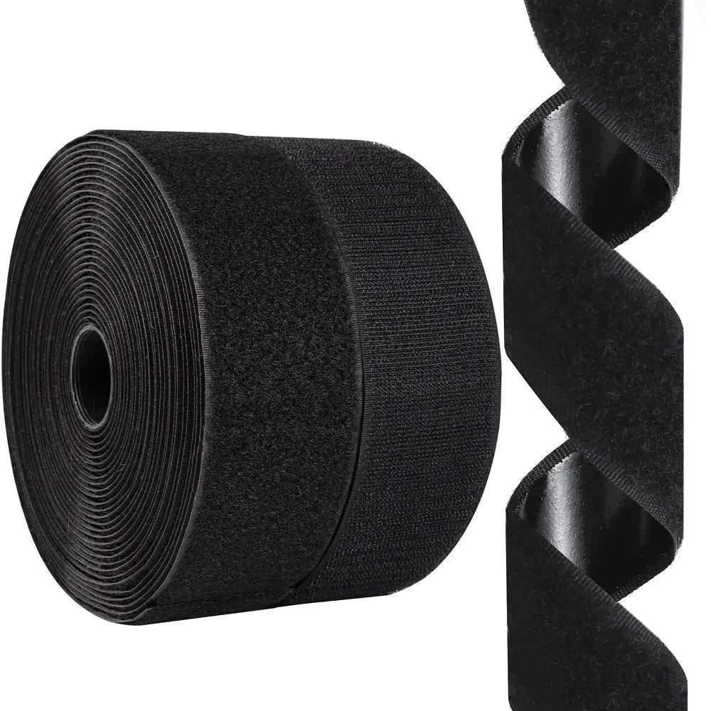 Hook & Loop Sewing Fastener Tape – Non-Adhesive Nylon (5M/Pair, 16–150mm)