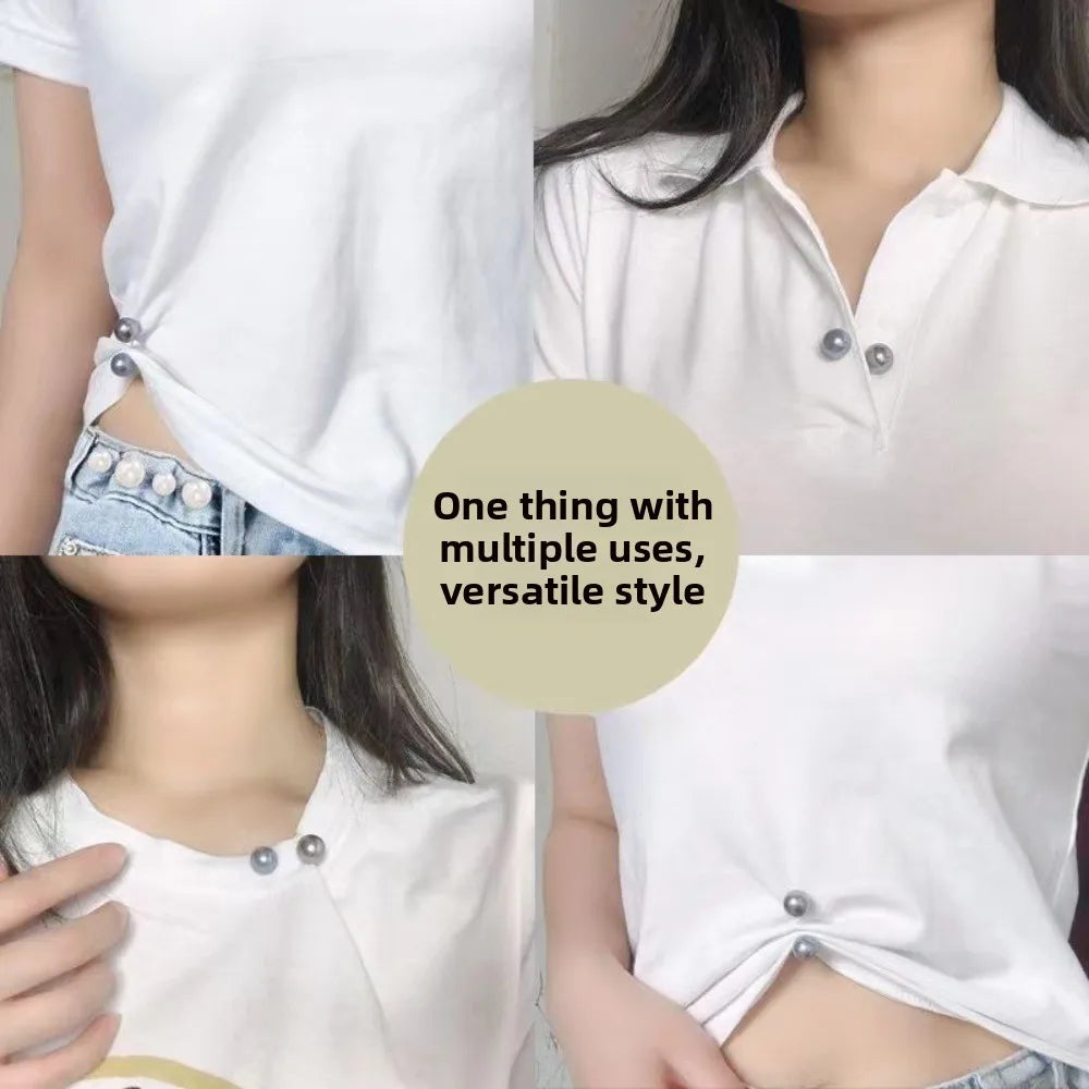 Pearl Safety Pins – 5/10pcs Non-Slip Brooches for Clothing