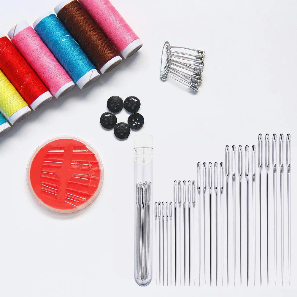25pcs Stainless Steel Sewing Needles Home Threading Embroidery Stitching Tools