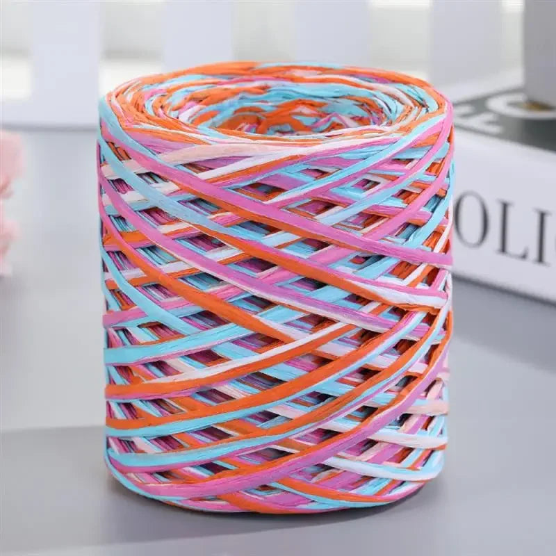 Natural Raffia Straw Yarn