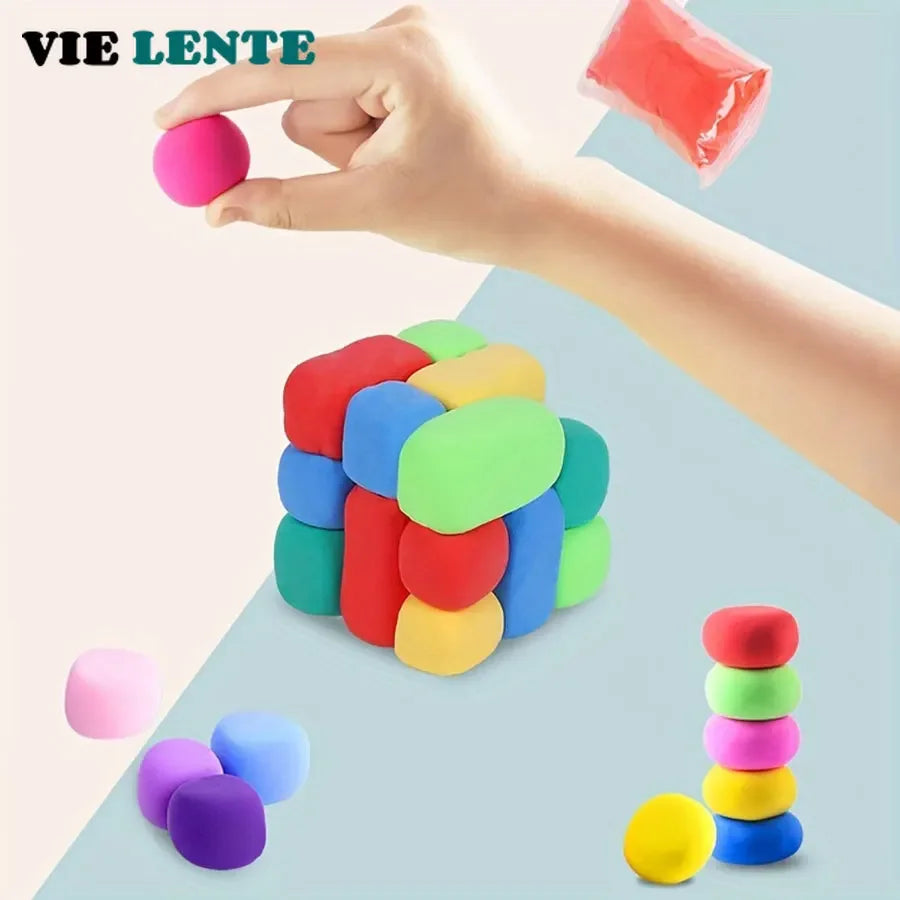 36-Color Air-Dry Clay Set – Ultra Light Modeling Clay with Tools for Kids & DIY Crafts