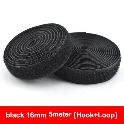 Hook & Loop Sewing Fastener Tape – Non-Adhesive Nylon (5M/Pair, 16–150mm)