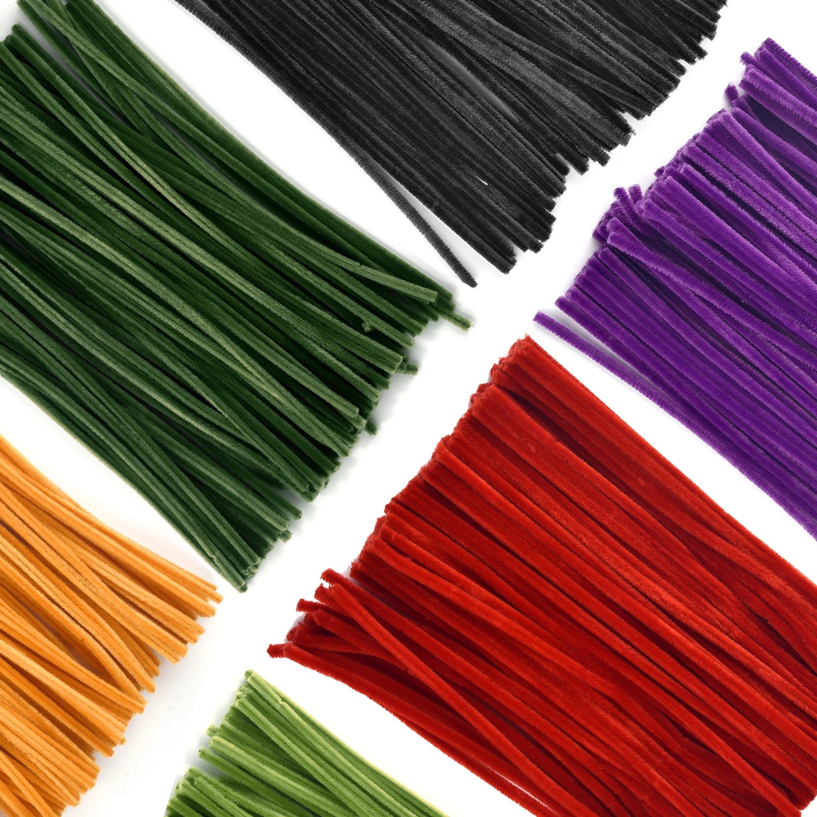 100pcs Chenille Stems – DIY Craft Pipe Cleaners for Kids