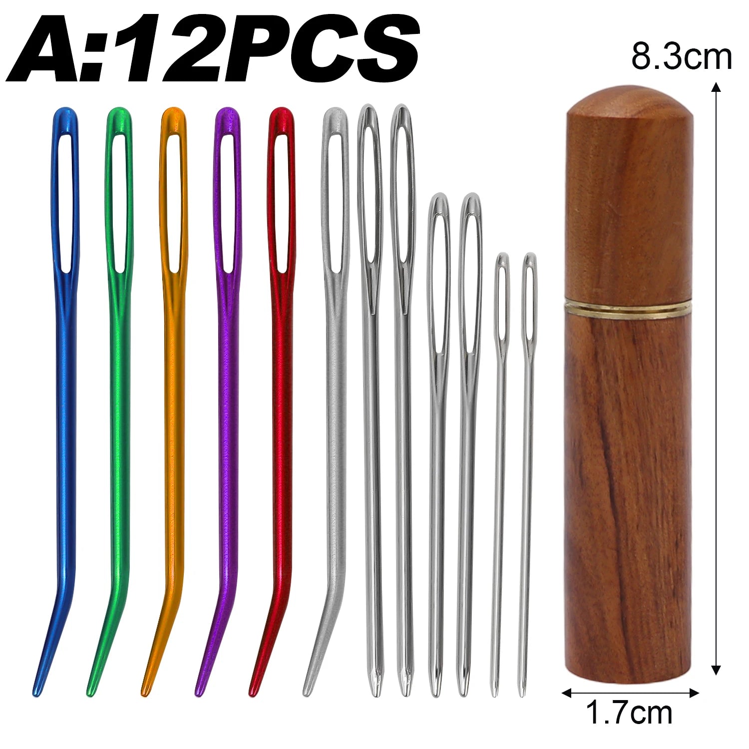 Large Eye Sewing Needles Kit