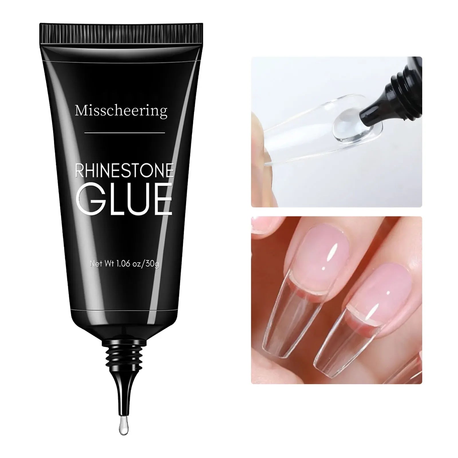 30g Super Strong Nail Rhinestone Glue – Bling Gel for 3D Nail Charms