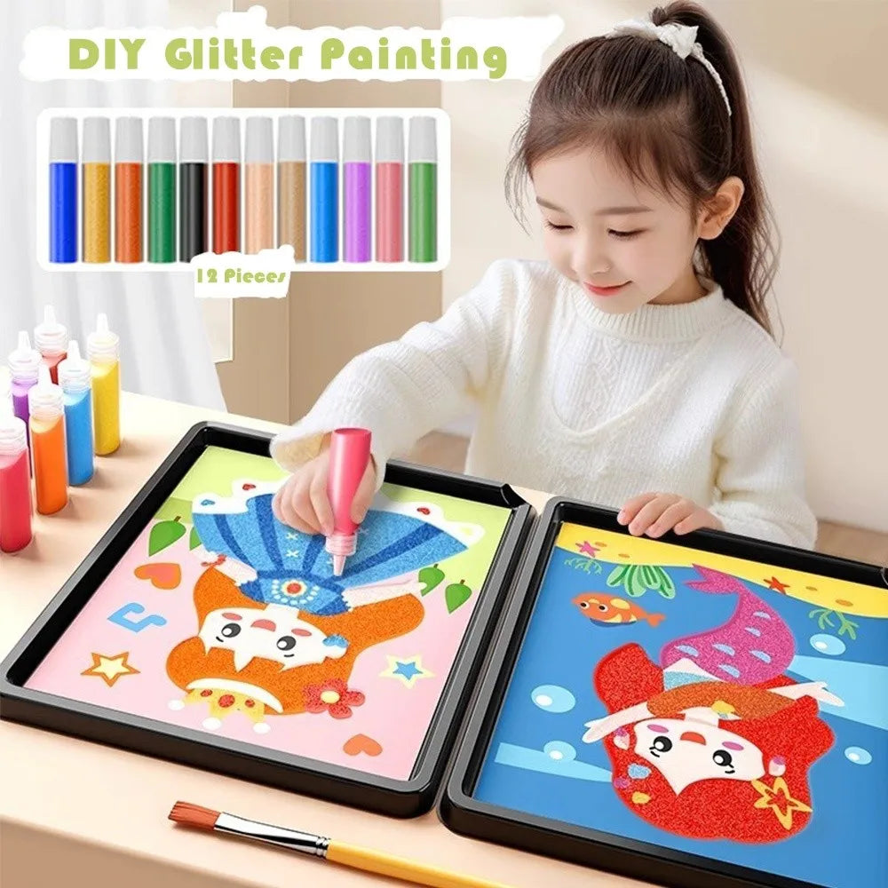 DIY Sand Art Drawing Set for Kids – Educational Coloring Toy
