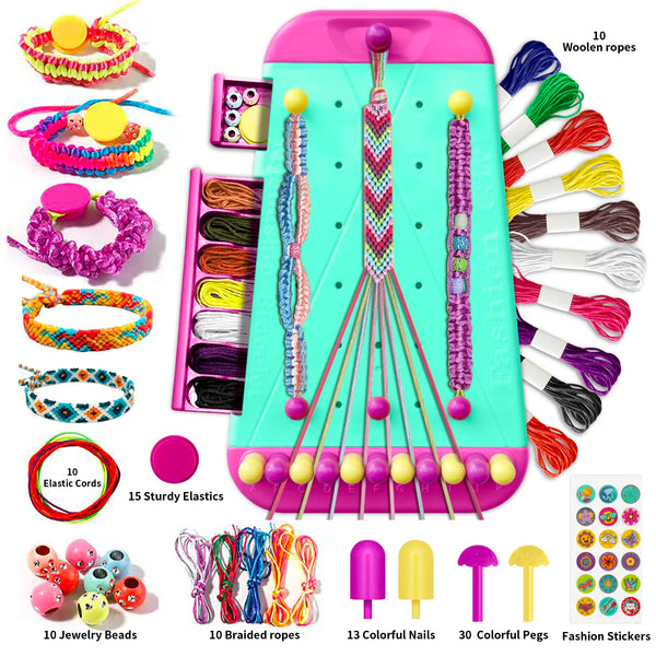 Friendship Bracelet Making Kit – Girls’ DIY Jewelry Craft Set
