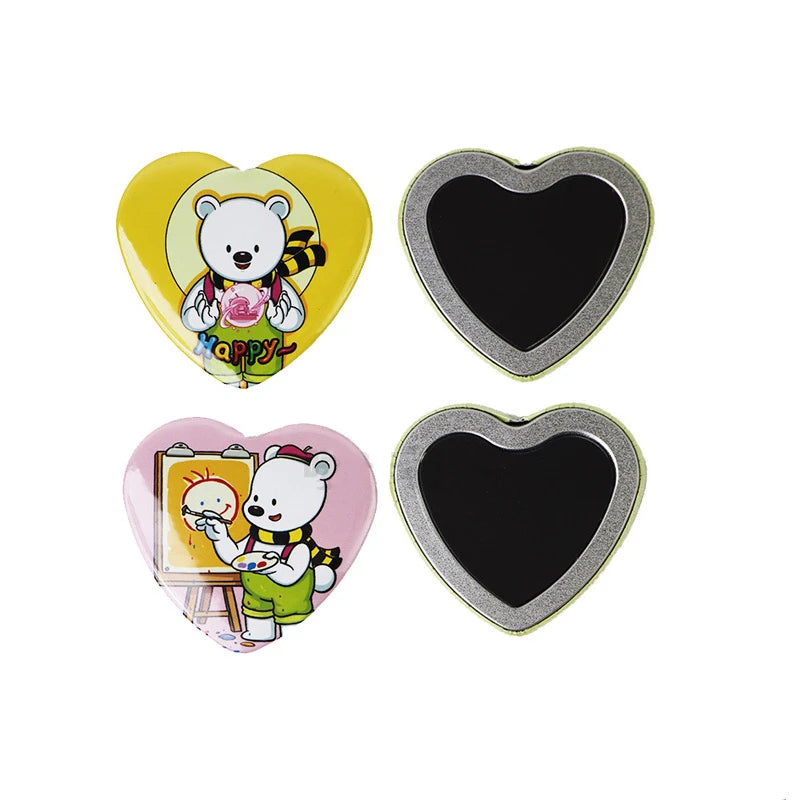 50/100pcs DIY Magnet Badge Button Parts