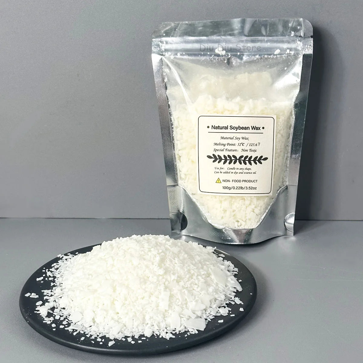 🕯️ 1KG Natural Soy Wax Granules – 100% Pure, Additive-Free Candle Making Material for DIY Smokeless Scented Candles