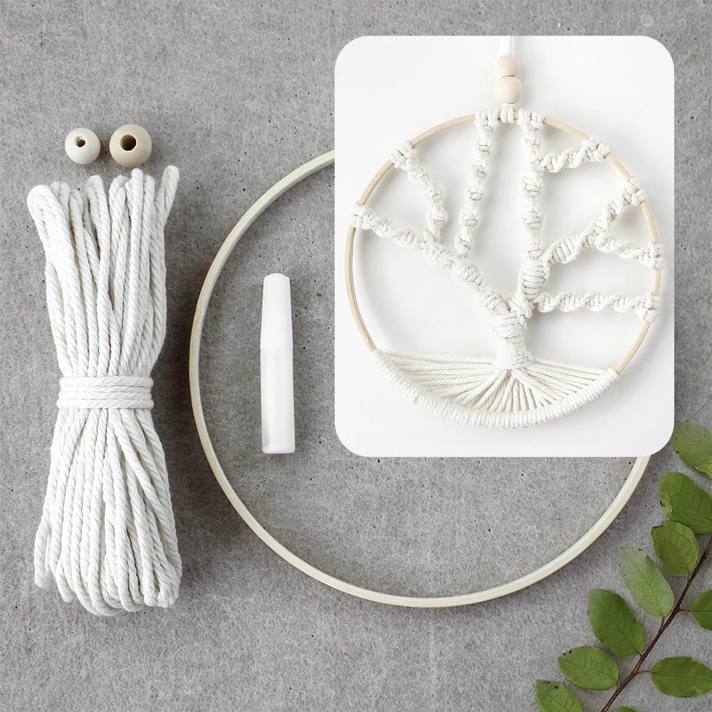 Bohemian Life Tree Wall Hanging DIY Weaving Kit