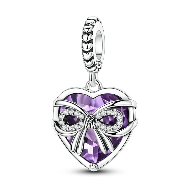 925 Sterling Silver Pink Ballet Girl Pendant – DIY Jewelry Charm for Bracelet & Necklace