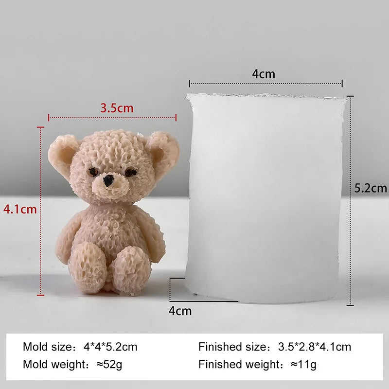 DIY Mini Bears Silicone Mold