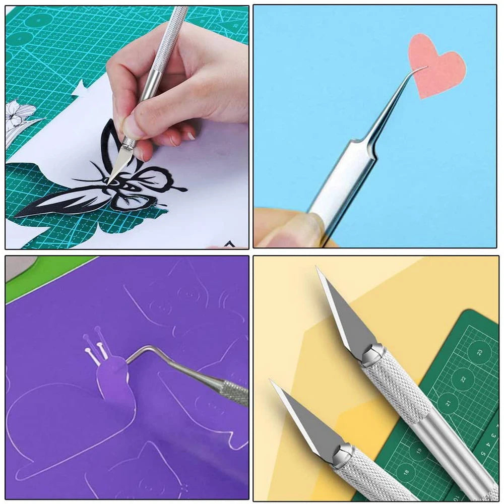 Craft Vinyl Weeding Tool Set – DIY Handmade Tools for Scrapbooking & Lettering