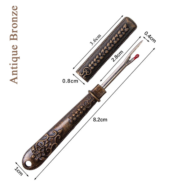 Vintage Thread Cutter & Seam Ripper – Multifunctional Sewing Tool