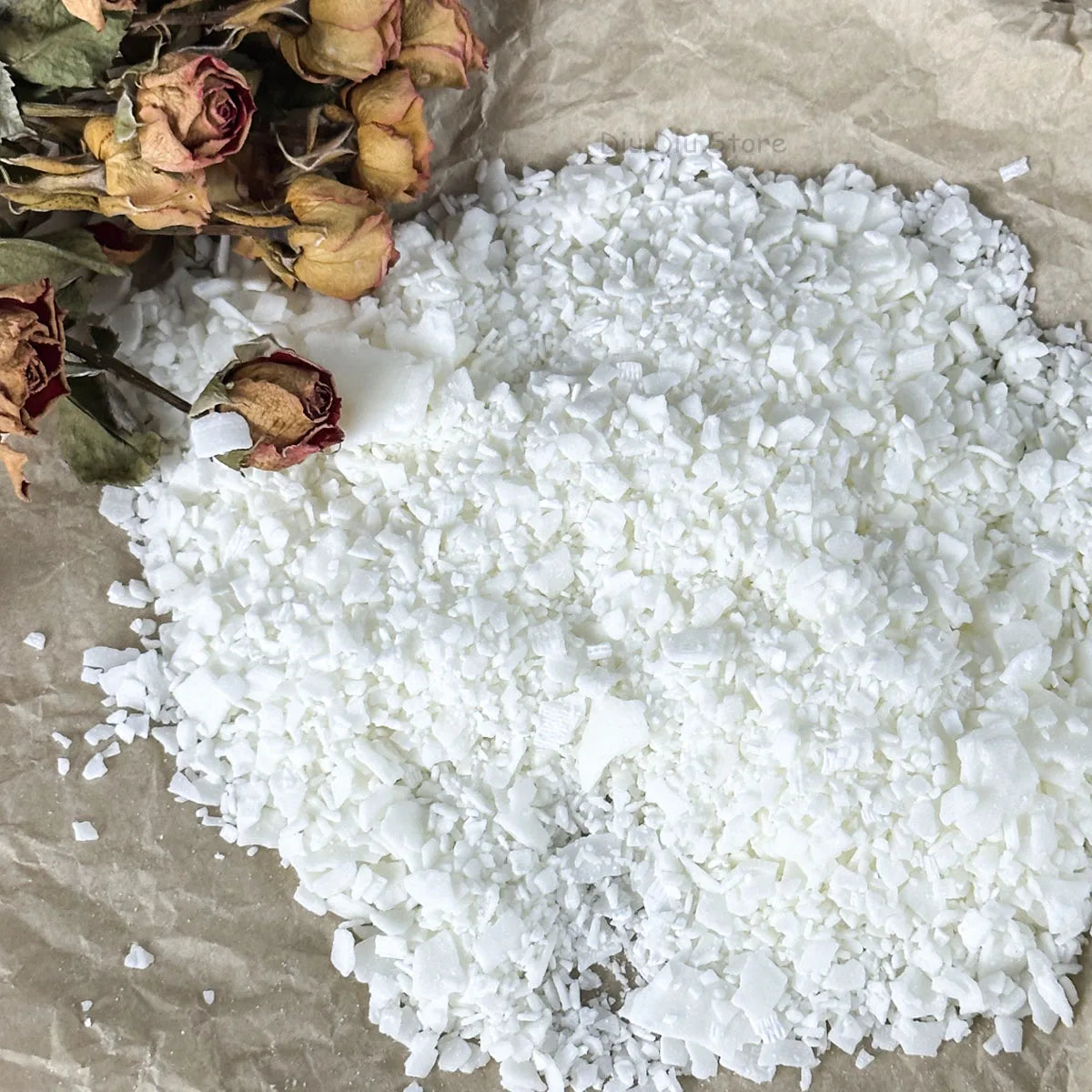 🕯️ 1KG Natural Soy Wax Granules – 100% Pure, Additive-Free Candle Making Material for DIY Smokeless Scented Candles