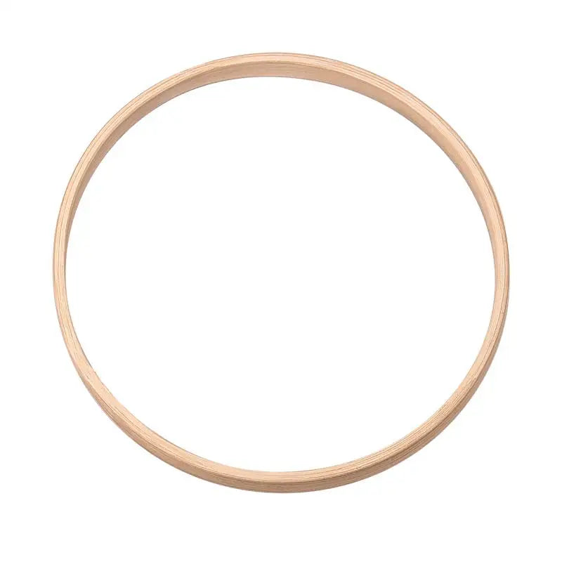 Wooden Bamboo Circle Hoop – Macrame & Floral DIY Ring for Wreaths & Dream Catchers