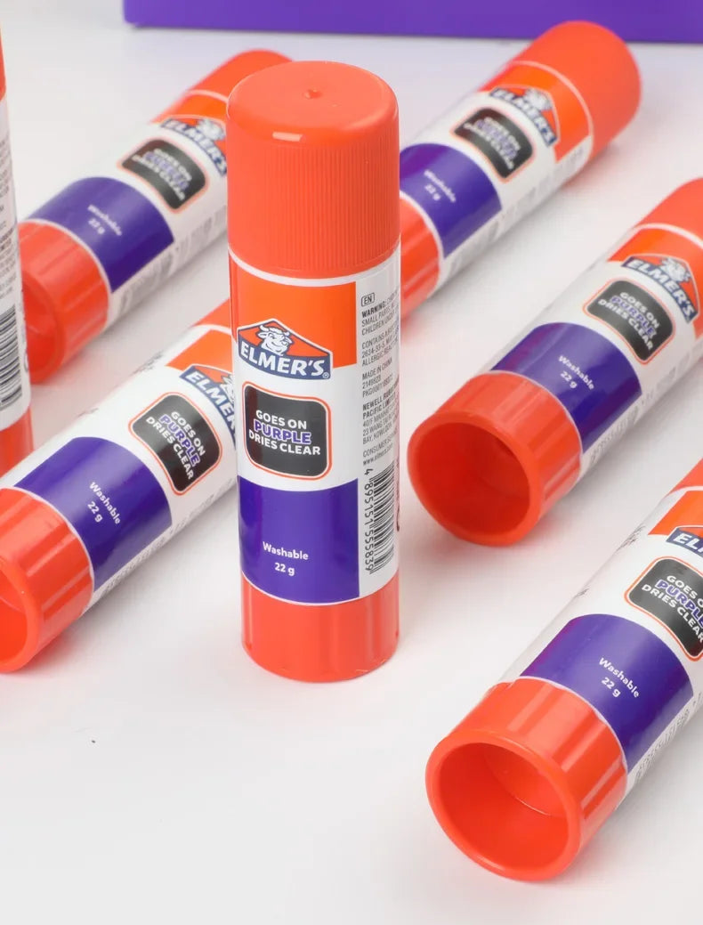 Elmer's Transparent Solid Glue Stick Color-changing Glue, Washable, Suitable for Handcraft DIY, Cosplay,Eyebrow Shaping