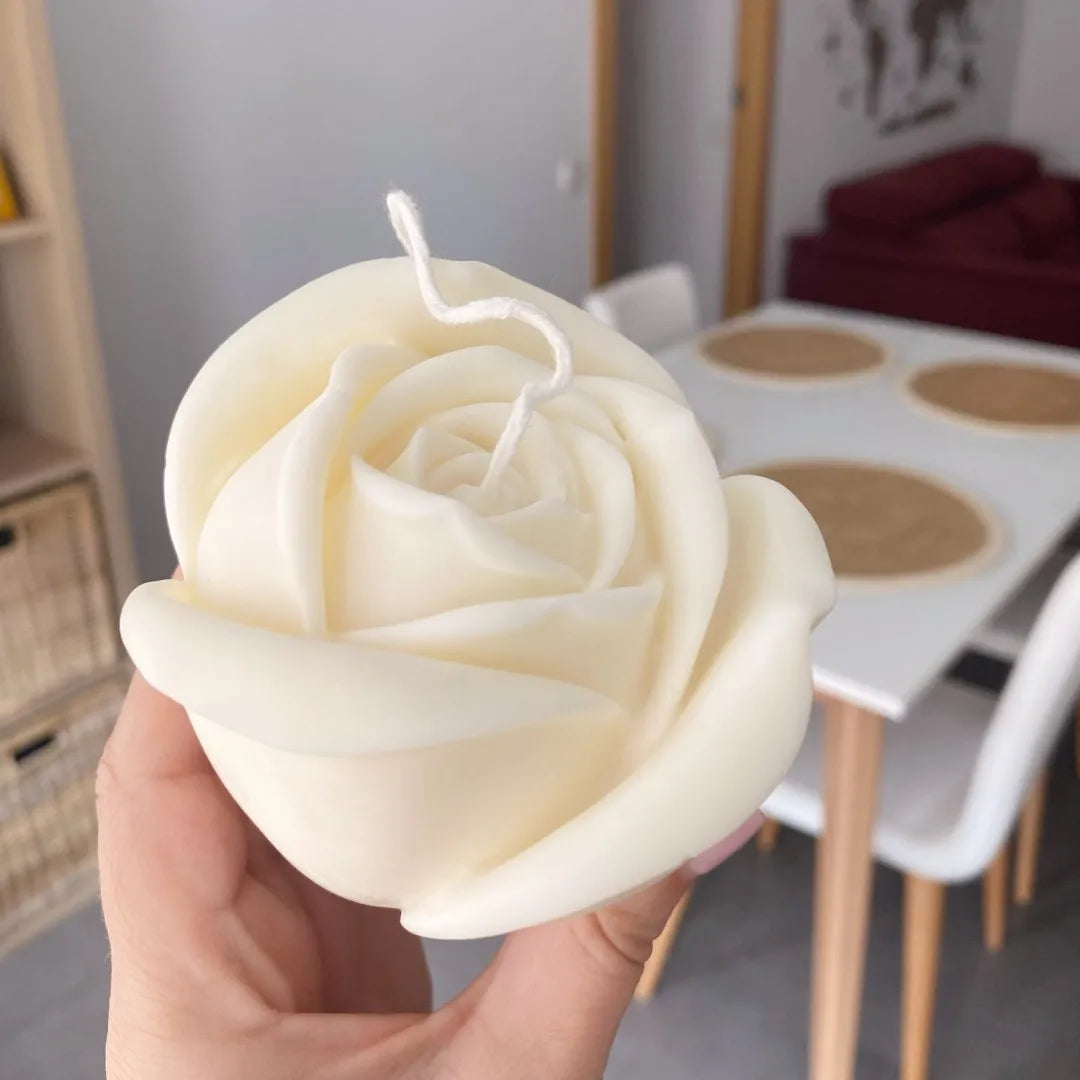 Peony & Rose Silicone Mold – DIY Candle, Soap & Cake Mold