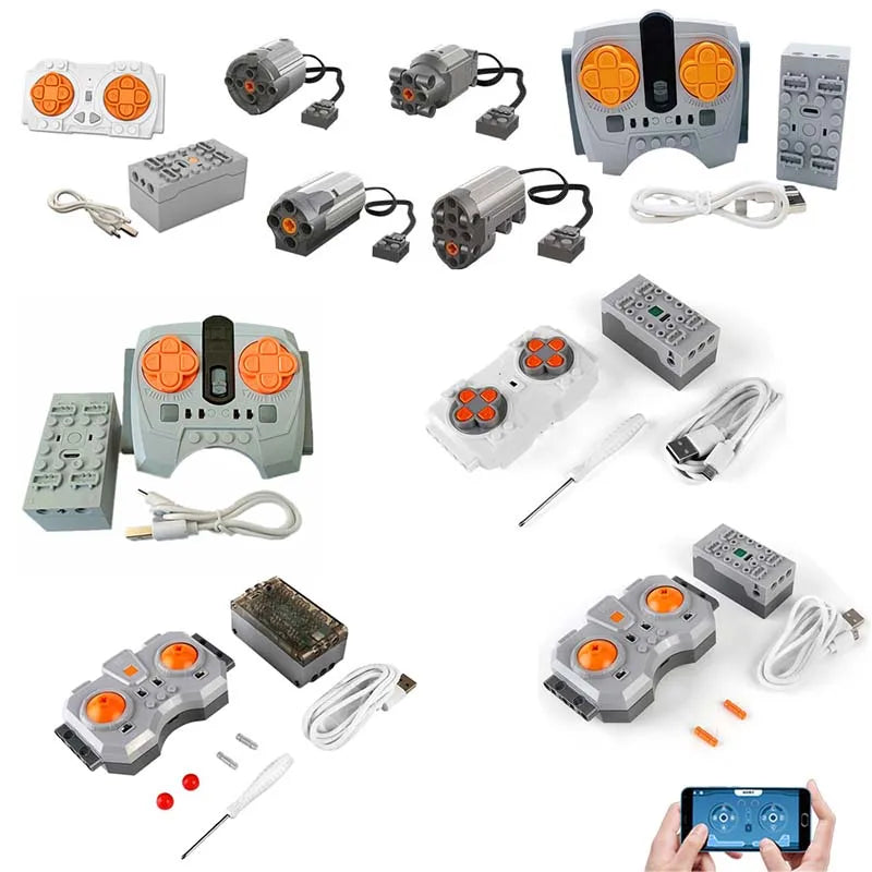 Mini Micro Motor RC Parts – DIY Car Model Building Block Accessories
