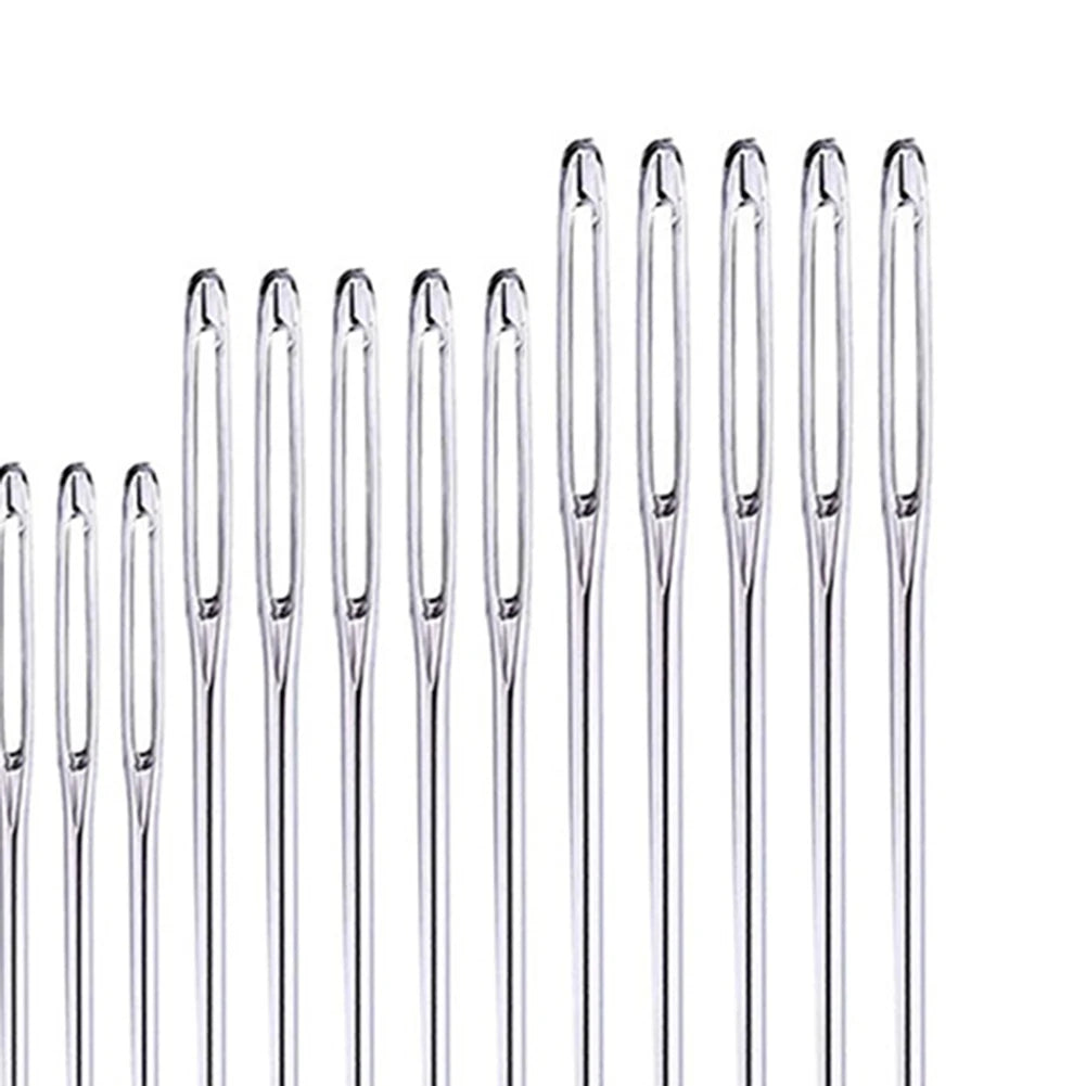25pcs Stainless Steel Sewing Needles Home Threading Embroidery Stitching Tools