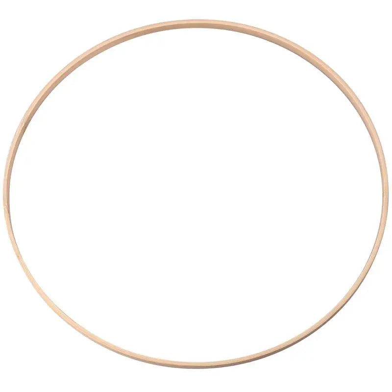 Wooden Bamboo Circle Hoop – Macrame & Floral DIY Ring for Wreaths & Dream Catchers