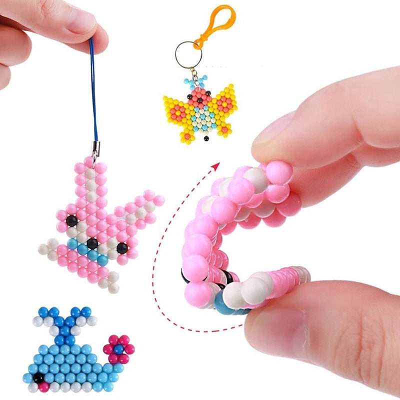 Magic Water Fuse Beads Set – DIY Sticky Beads Craft Kit