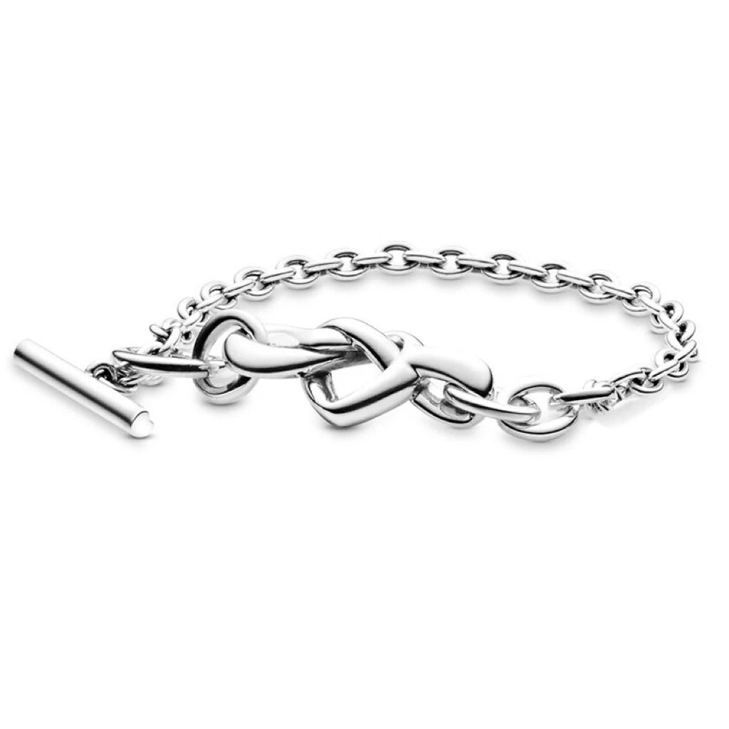 Adjustable 925 Sterling Silver Bracelet – DIY Fashion Charm Jewelry for Women