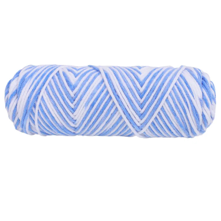 100g Milk Cotton Yarn – Soft Acrylic Rainbow Yarn for Knitting & Crochet
