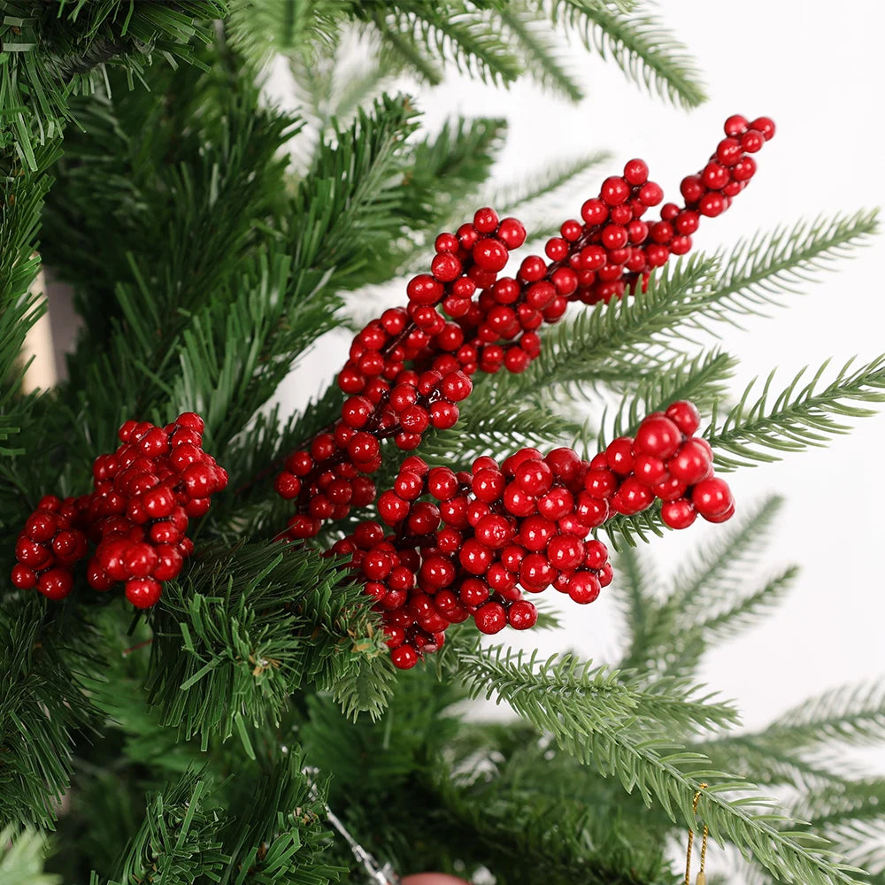 Artificial Red Berry Stems – Christmas Decoration & DIY Craft Supplies