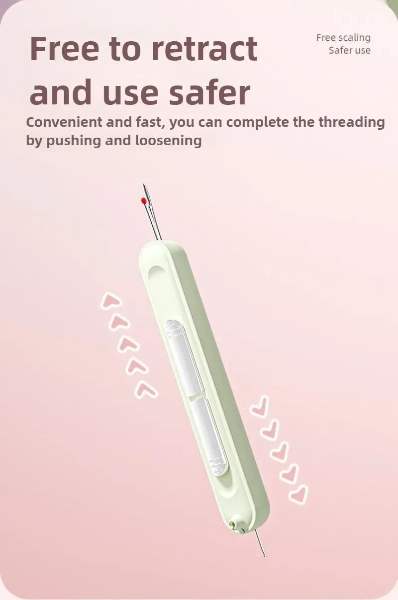 2 In 1 Needle Threader and Seam Ripper Tool