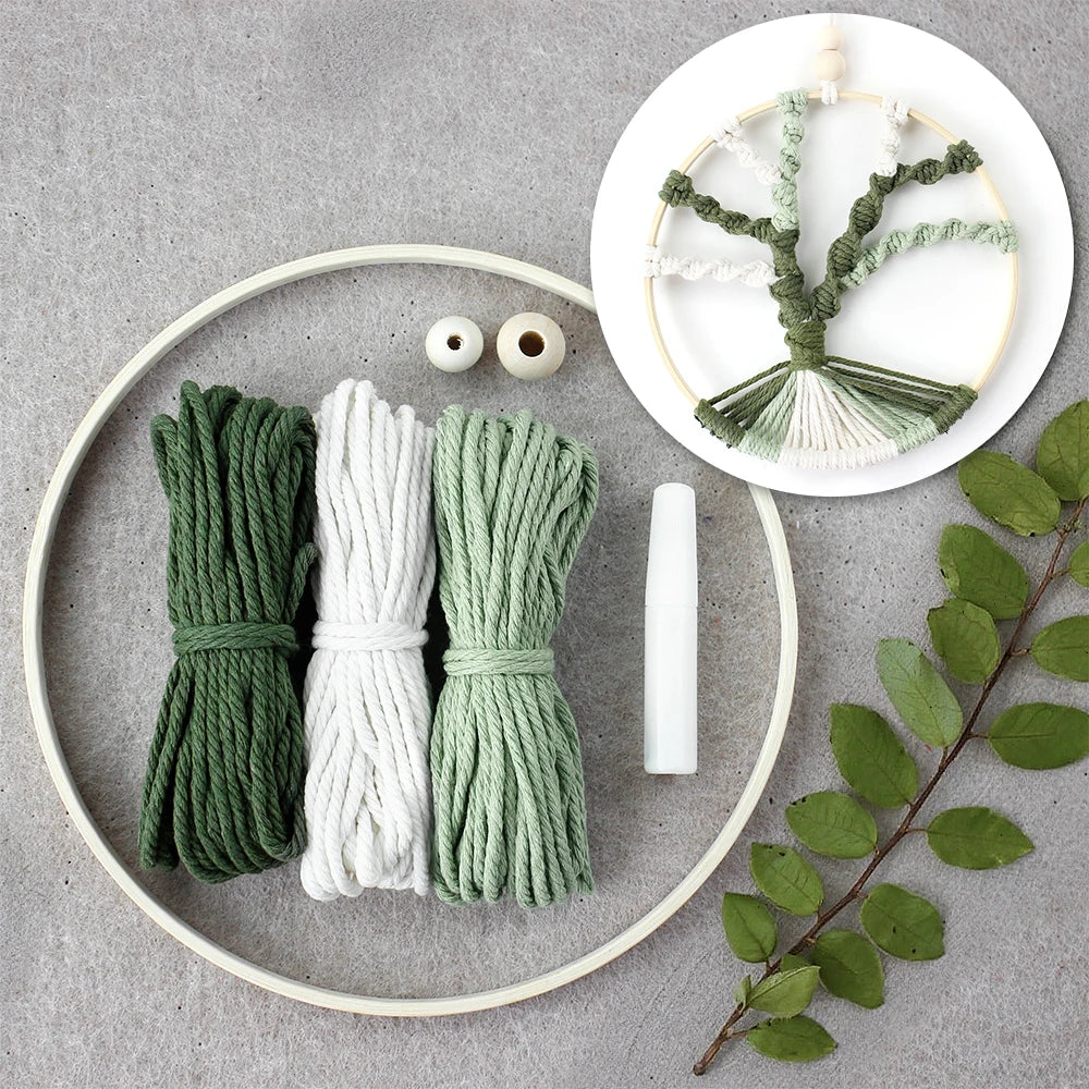 Bohemian Life Tree Wall Hanging DIY Weaving Kit