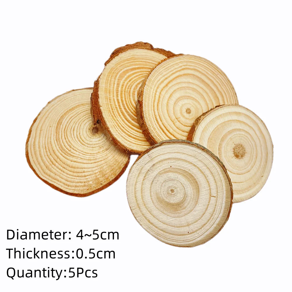 Natural Pine Wood Slices – DIY Craft & Wedding Decor