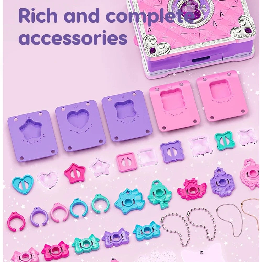Magic 3D DIY Jewelry Making Kit – Rings & Keychain Craft Set
